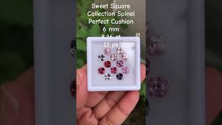 Natural 5mm Square Cushion Spinel #gemstone #spinel #burma #happinessisyou