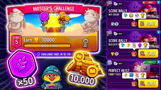 WEEKLY CHALLENGE: 10,000 COINS \u0026 50 TOKENS🔥 x3 Solo: HARD Hot Color // Bullseye Bash // Funky Tiles