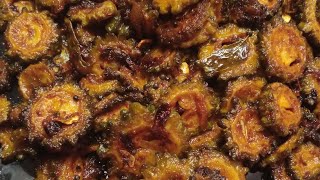 Bitter gourd fry / பாகற்காய் வறுவல் / madurai recipes