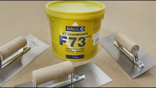 How to apply Styccobond F73 PLUS