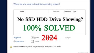 How to fix. We couldn’t find any drives. to get a storage driver click load driver