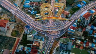 PHNOM PENH'S MASSIVE $36.8 Million Flyover Nears Completion!