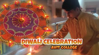 diwali celebration  in avit  college  | 2022