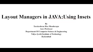 Java Layout Managers: Using Insets in Applet window