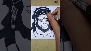 How to Draw a Hanuman ji drawing Step by Step | Kids Drawing Art |