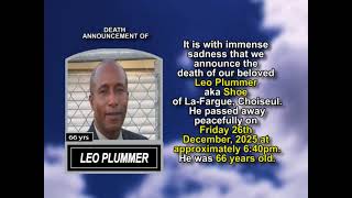 Leo Plummer ~ Short Obituary