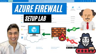 Azure Firewall Setup to connect your Private VMs | Azure Labs