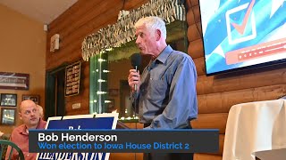 Bob Henderson wins election to Iowa House District 2