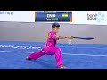 Tapas Achom 🇮🇳 8.72 score (Daoshu A) in 11th Junior Asian Wushu Championship 2023 at Macau, China