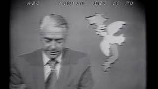 OLD NEWS BROADCAST - ABC - DECEMBER 10, 1970 WITH COMMERCIALS