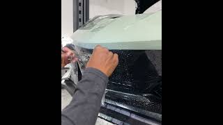 2024 Corvette C8 Cacti Green - Full Front Paint Protection film wrap #corvettec8