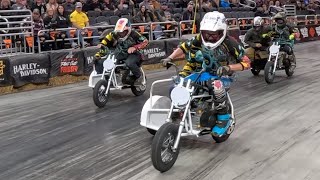 CRAZY ENDING! Mini-bike Sidecar Racing | Boonie Bike FLAT TRACK CHAMPIONSHIP Race - FLAT OUT FRIDAY