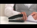 novus flat clinch executive stapler