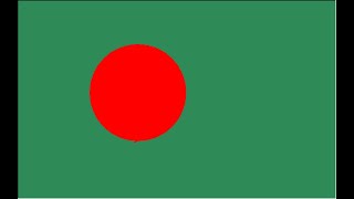 Bangladeshi Flag Tutorial with Python Turtle