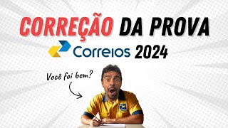 Correção Prova Correios 2024 - Língua Portuguesa