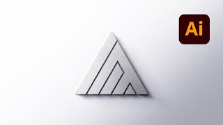 Triangle Logo Design Tutorial  in Adobe Illustrator cc 2021