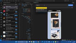 How set mobile preview in Visual studio? How to Use Mobile View Extension in VS Code?