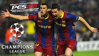 PES 2011 | FC Barcelona vs. Panathinaikos - UEFA Champions League 2010/11 Full Match (PS3 Gameplay)