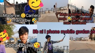 MAOJI SW 😊CAMERA 📸 MAN A 🤣GIRLFRIEND KWO MA BUNGKW 🫣Bb NI I PHONE 🤳 JW❤️