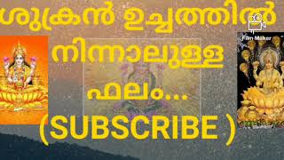 #ശുക്രന്റെ ഉച്ചസ്ഥാനം# Venus is loud(Astrology malayalam jishnu part-9)