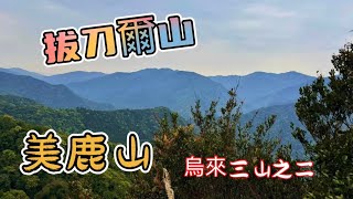 歡喜行＞烏來三山中二座（拔刀爾山、美鹿山）綠意盎然原始而泥濘練腳力