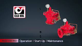 Cla Val 50B 4KG1 Fire Protection Pressure Relief Valve IOM