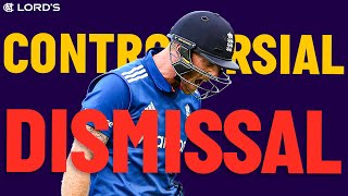 Have You Ever Seen This Before? Ben Stokes Out OBSTRUCTING The Field | Lord's | England v Australia