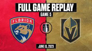 RETRO FULL GAME: VEGAS Win the STANLEY CUP | Game 5 | 2023 Stanley Cup Final
