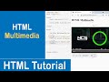 #28 Multimedia in HTML | Video & Audio Element | HTML Tutorial