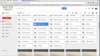 Organizing Files in Google Docs