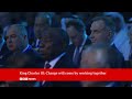 cop28 king charles says dangers of climate change are no longer distant risks bbc news