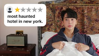 We Stayed at the MOST HAUNTED HOTEL in NYC (I don't believe in ghosts)