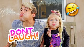 7 Year Old Everleigh Try Not To Laugh Challenge!!! *IMPOSSIBLE*