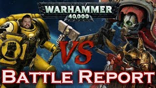 Space Marines Vs Imperial Soup Warhammer 40k Battle Report
