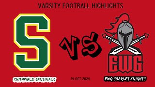 Smithfield High School vs EWG/Prout High School Football #football #highlights #sports #highschool