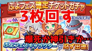 【ぷよクエ】ぷよフェス確定チケット 3枚回して出たカードが…