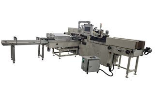 Automatic 6 rolls toilet paper three dimension packing machinery