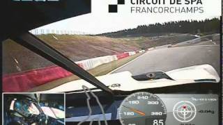 Nigel Testing Corvette at Spa