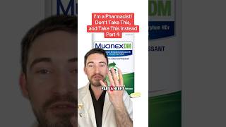 🚫 Why you shouldn’t take Mucinex DM + what to use instead 👨⚕️💊 #Pharmacist #Mucinex #ColdAndFlu