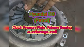 Hyundai i10 I Clutch Pressure Plate Damage I ക്ലച്ച് പൊട്ടി പൊടിഞ്ഞുപോയി I Release Bearing #shorts