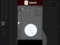 How to create yin yang in Adobe illustrator #shorts  #illustratortutorial #illustratortips