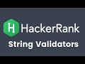 HackerRank - String Validators - Python
