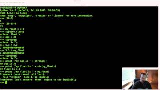 python tutorial 2: does your boat float?