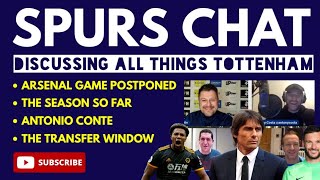 SPURS CHAT: Discussing all Things Tottenham: Arsenal Game Postponed, Antonio Conte, Transfer Window