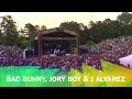 Bad Bunny, Jory Boy & J Alvarez in concert Six Flags NJ