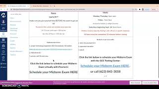 MAT114 Schedule Midterm/Final Exams
