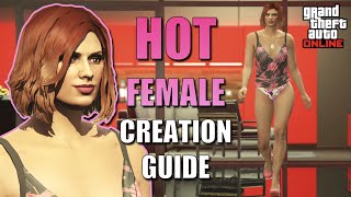 HOTTEST FEMALE! GTA Online Character Creation Guide