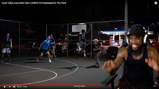 1 Hoopest vs 5 Hoops! Trash Talker Gets MAD After LOSING! 5v5 Basketball At The Park!