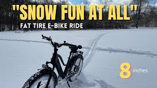 Snow E-biking with My Fat Tire