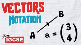 Vector Notation for Mathematics IGCSE 0580
